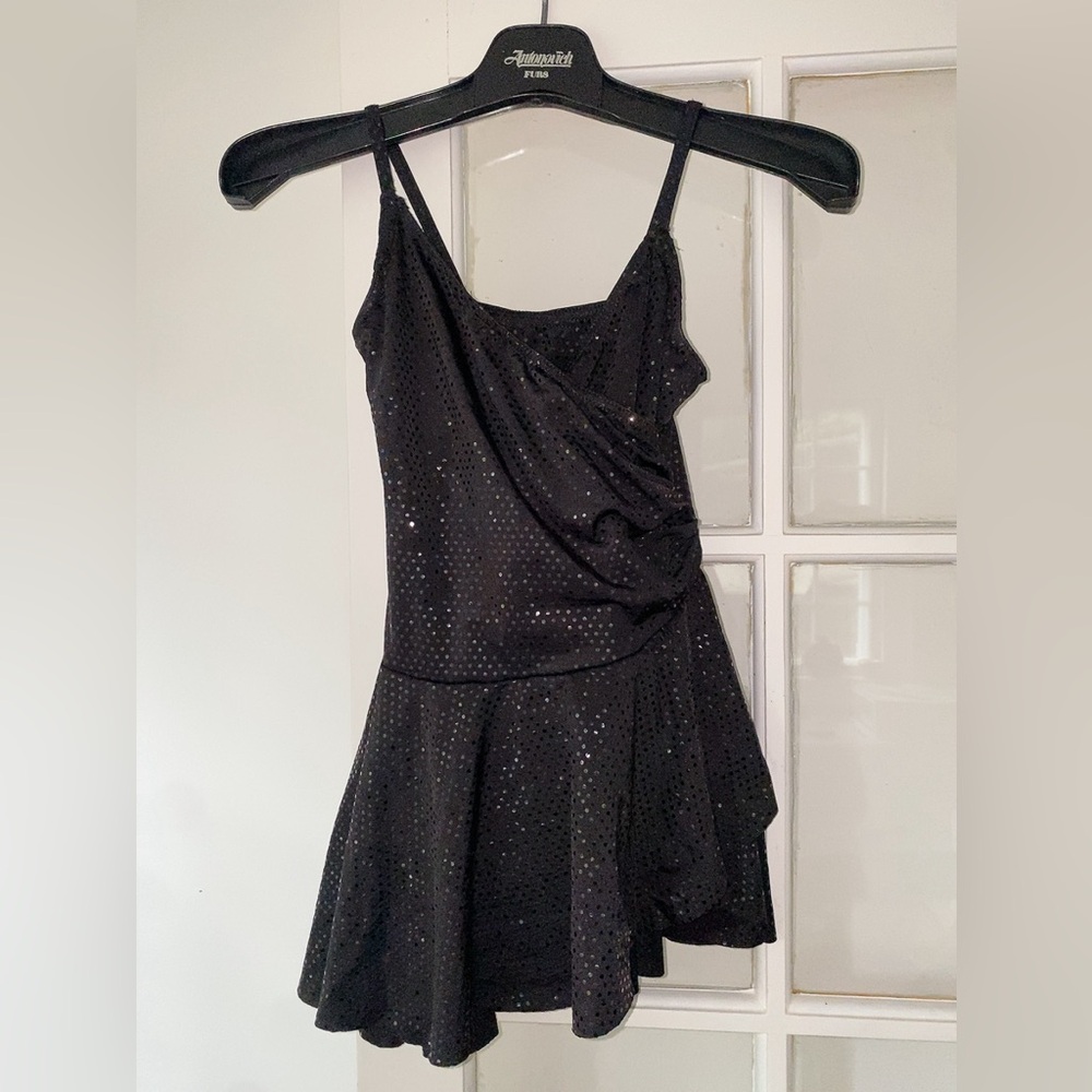 Black Sparkle Leotard size Girls Medium